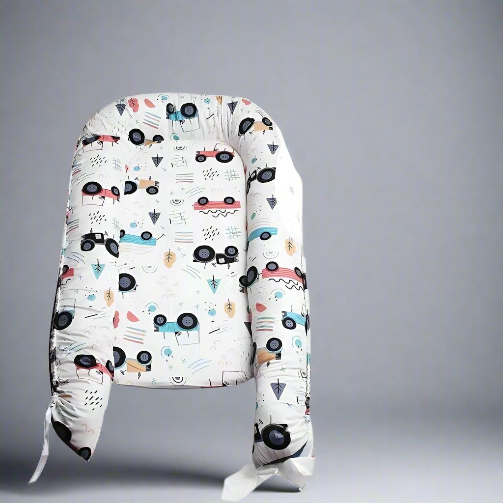 Berceau Bébé - NidPortableBébé™ - Voiture Bleue - Lixes Mode